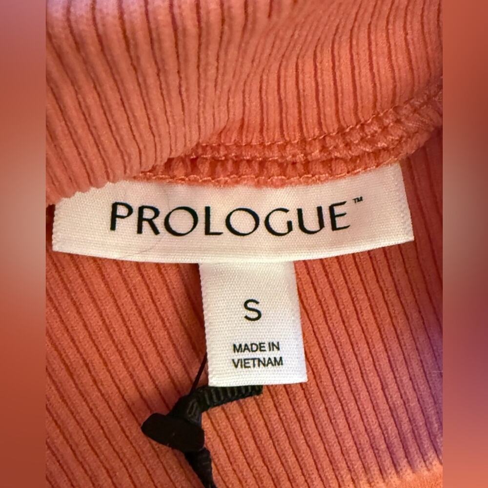 Prologue Calm Orange Sleeveless Mock-Neck Belted Dress with Pockets Size Small - Picture 11 of 16